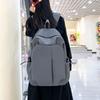 School Bag Male College Student Ins Trendy Cool Simple Large Capacity Backpack Female Junior High School Student High School Travel Bag Backpack
