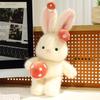 Кукла Маленький Белый Кролик Креативная Кукла Кролик-Гриб Плюшевая Игрушка Детская Подушка для Сна Кукла Подарок на День Рождения для Девочки