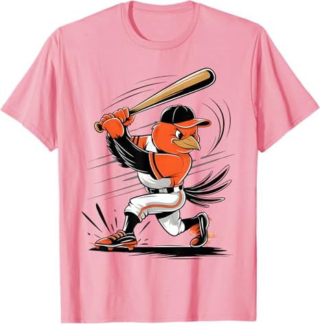 Orioles Bird for Orioles Lovers Unisex Women Kids TShirt Fashion Sportswear Design Graphic Outfit Baseball Saying Tee Novelty Gift