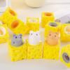 Stress Relief Cheese Mouse Decompression Toy Pop Up Anti Stress Toy New Squeeze Toy  Children