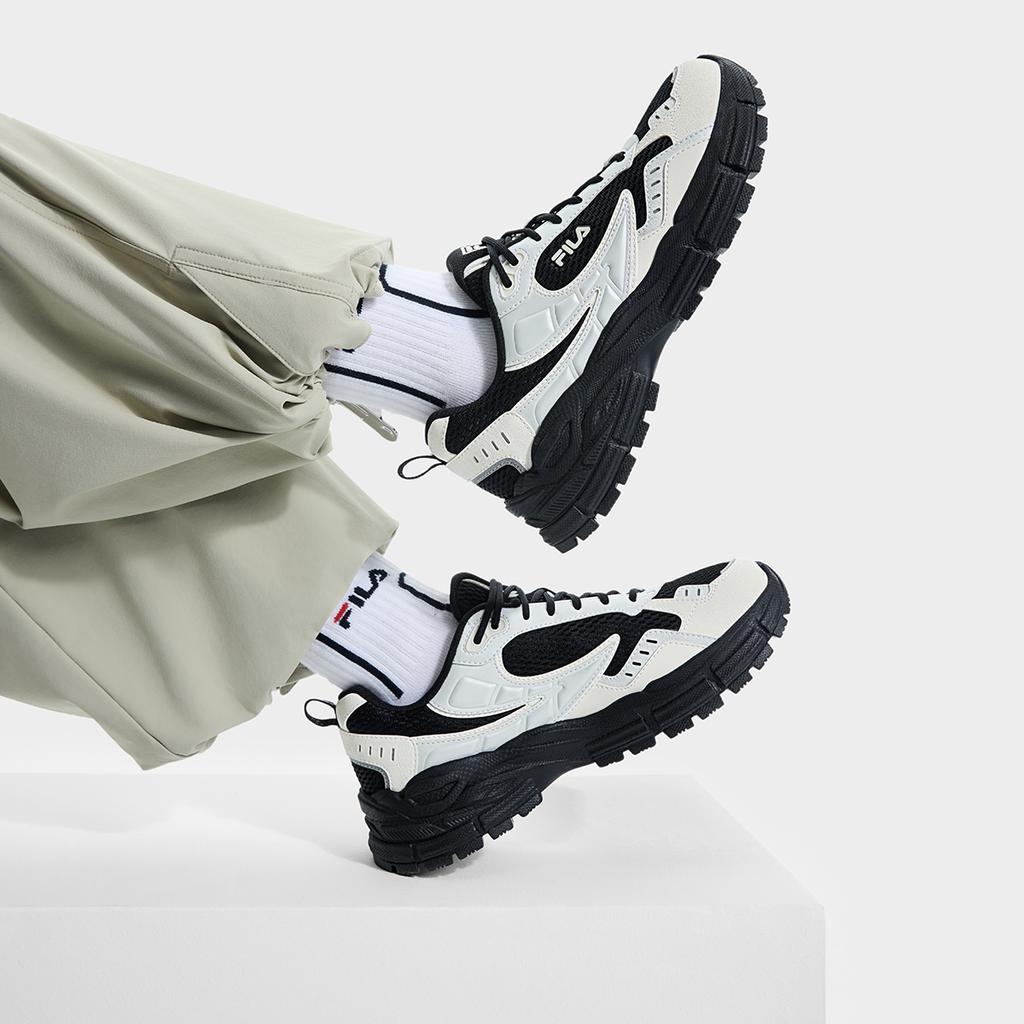 Fila Кроссовки Blade Silver Tooth Удобные Универсальные Легкие Низкие Кроссовки для Бега Женские кроссовки Черные F12W512101FBW