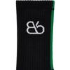 Bb’ Benetton Bibi Running Crew Socks (Black)