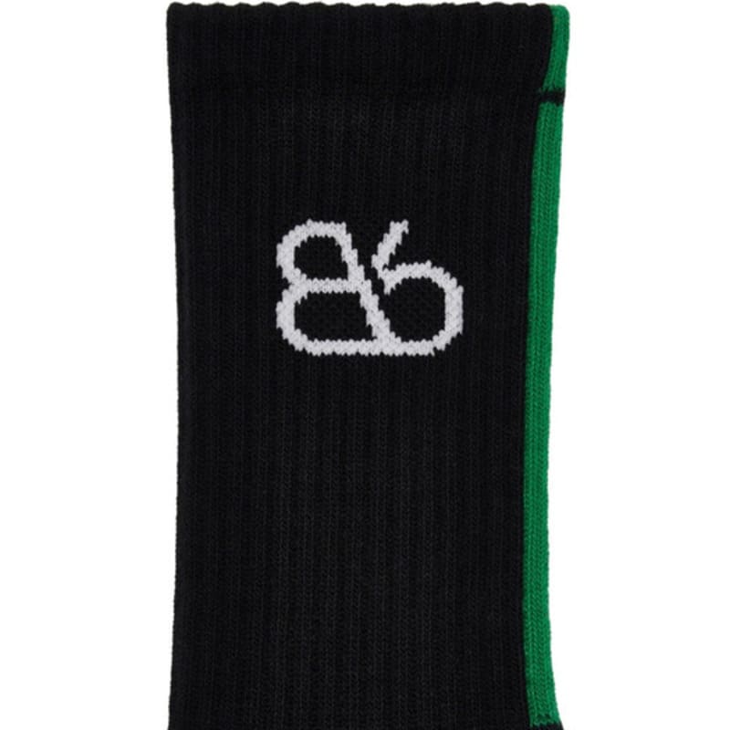 Bb’ Benetton Bibi Running Crew Socks (Black)
