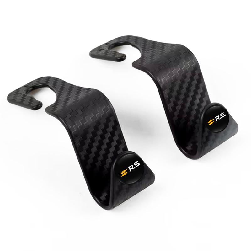 2Pcs Portable Car Seat Back Hooks Accessories For Renault Megane 2 3 4 Twingo Clio Talisman Captur Kwid Scenic GT Duster Koleo Z888