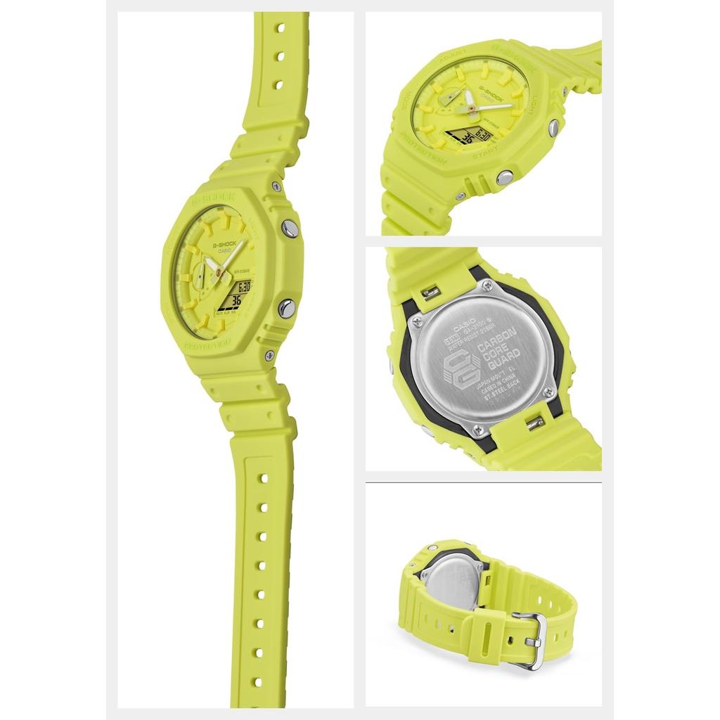 Casio G-Shock Men's Watch GA-2100-9A9JF Volt Yellow, TONE-ONTONE Series, Japan Model