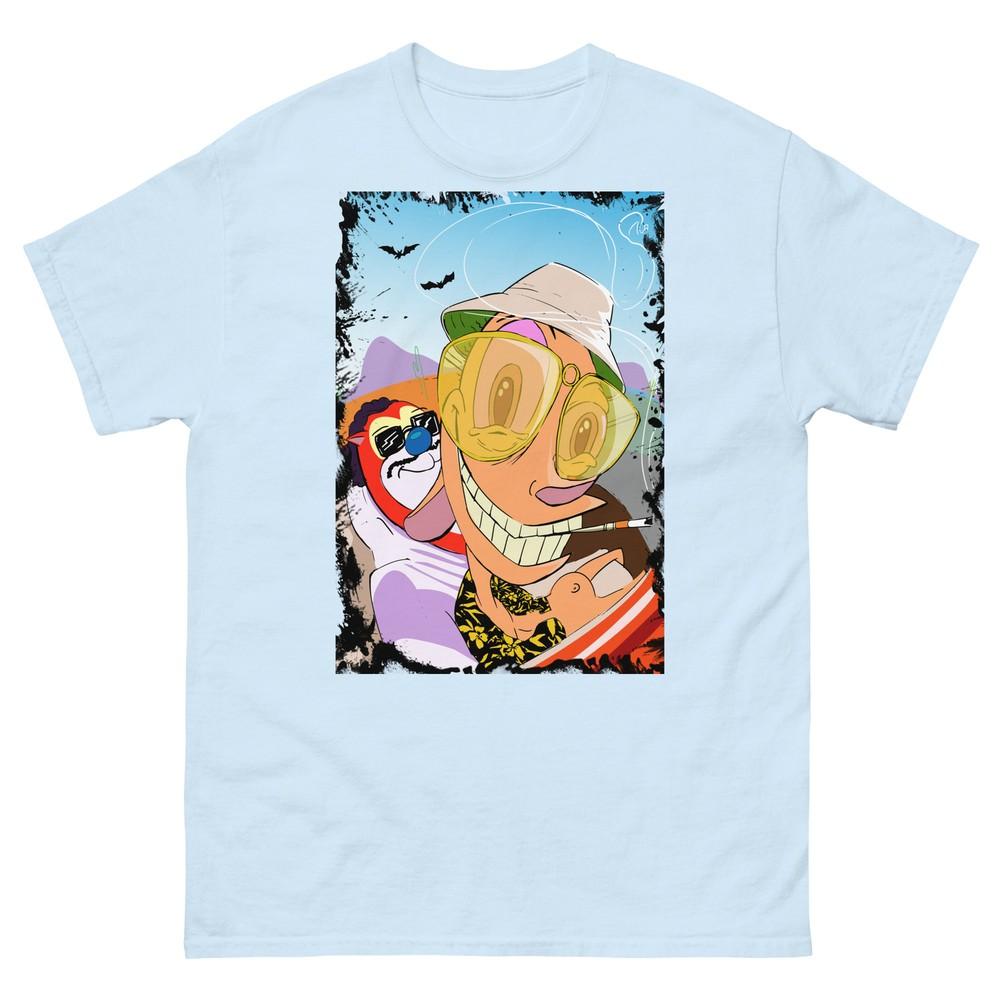 Ren And Stimpy In Las Vegas T Shirt Psychedelic Design