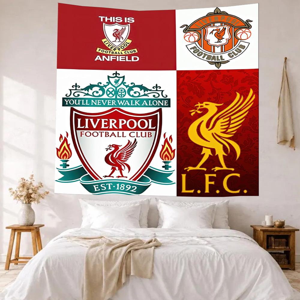 Liverpool Football Club Wall Decor Tapestry Art For Pet Memorial Birthdaywedding Party Backdrop Family Gift