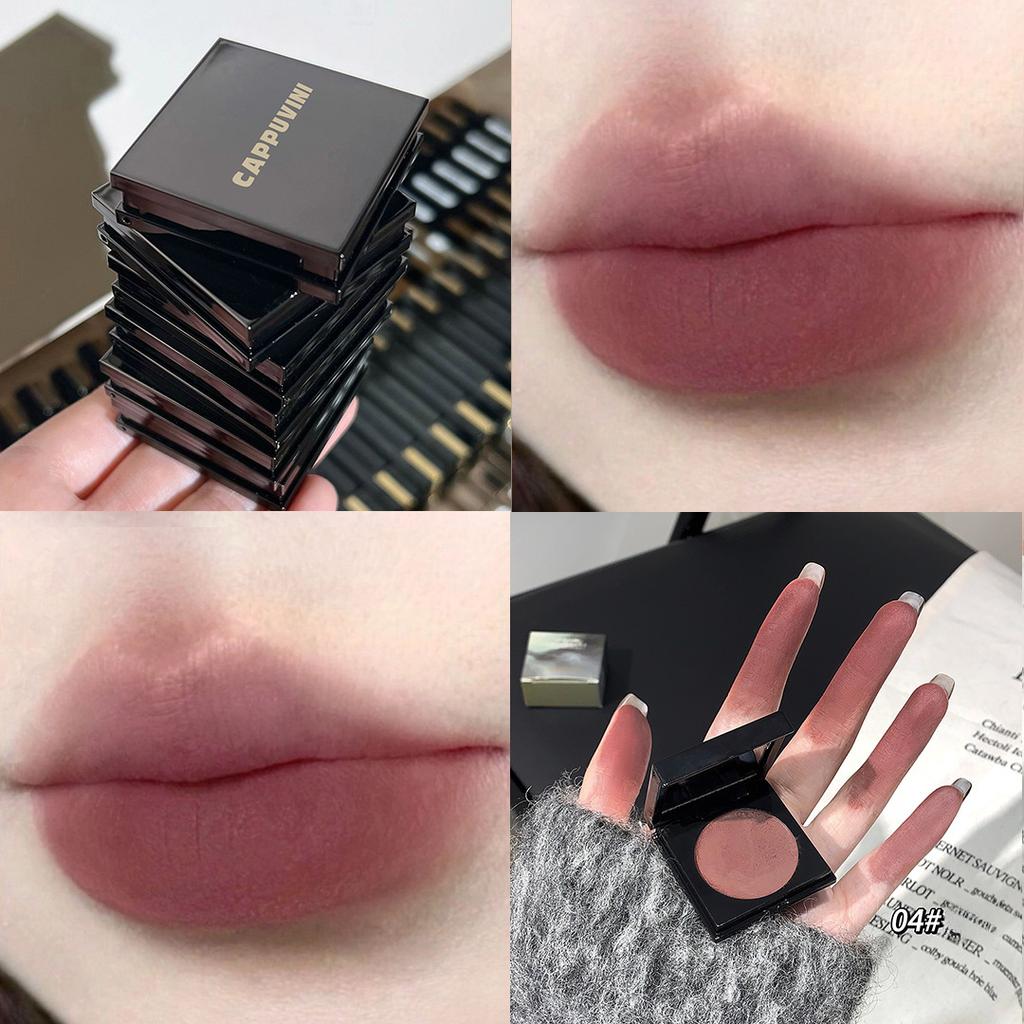 Velvet Matte Silky Lip and Cheek Multi-purpose Mud Matte Velvet Matte Long-lasting Makeup Student Whitening Makeup