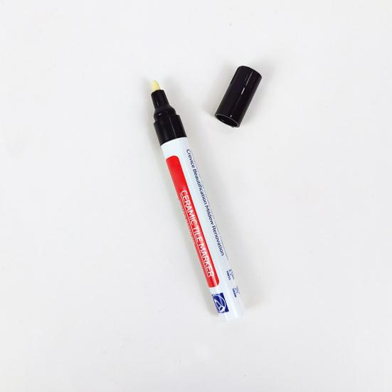 Портативный маркер для плитки, водонепроницаемый, без запаха, быстросохнущий, сплошной цвет, маркер для плитки, ручка для затирки стен, ручка для швов, принадлежности для ванной комнаты