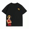 Unisexs Clothing New 100 Cotton Breathable Summer TShirt One Piece UnisexsTShirt Luffy Print CasualStreetwear UnisexsTShirt
