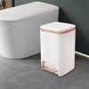 Мусорное ведро для ванной комнаты, мусорное ведро с ножной педалью и пресс-крышкой, кухонная мусорная корзина