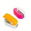 1 шт. Креативный степлер 3-в-1 Мини Портативный Нажимной Экономия усилий Многофункциональный Безигольный степлер Дырокол Открыватель для писем
