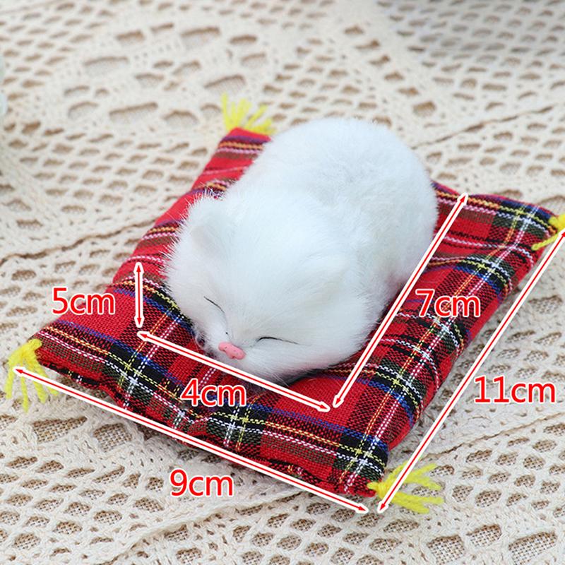 Автомобильные украшения, имитация спящих кошек, декор, плюшевая кукла, автоаксессуары