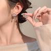 Шикарные серьги-гвоздики «Бабочка» с цирконами - Модный роскошный аксессуар 2024 года для женщин