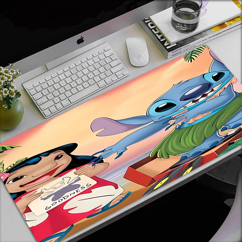 Stitch Theme Mouse Pad, Non Slip Rubber Base, Multifunctional Office & Home Decor, Perfect for Workspace Personalization.