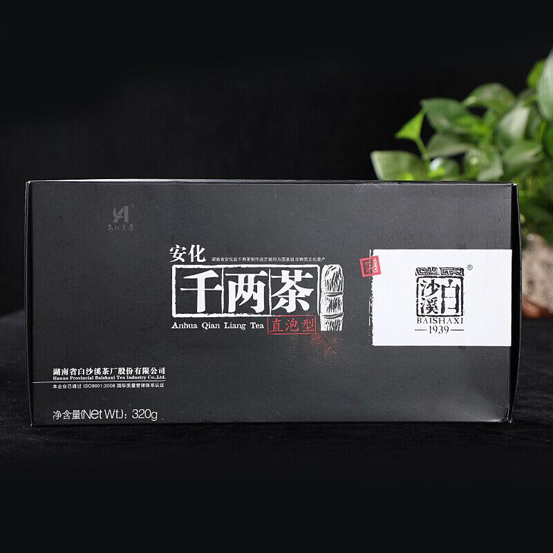 BAISHAXI Qian Liang Cha Hunan Anhua Темный чай 320 г QianLiang Tea Brick Черный чай