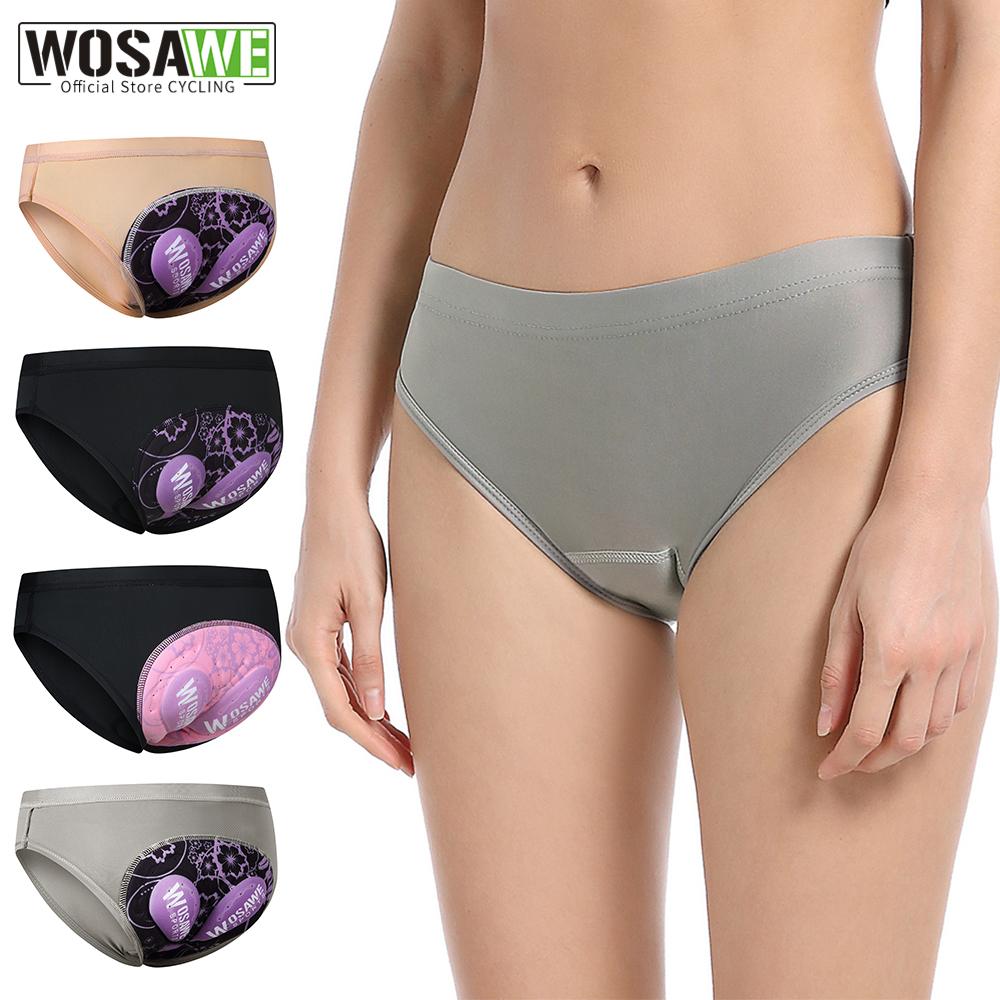 Женские велосипедные шорты WOSAWE, женское нижнее белье с мягкой подкладкой, трусы для верховой езды, велосипедные трусы