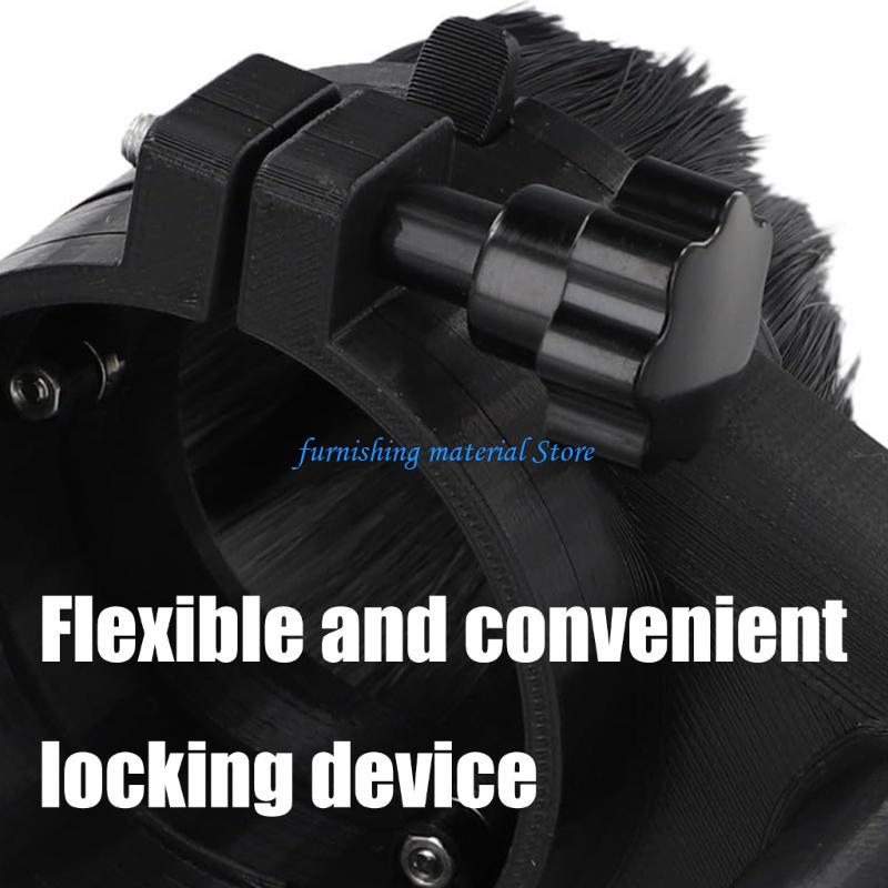 Y5GD 52MM/65MM/80MM Router Dust Cover Shoe Spindle Woodworking Tools Dust Cover For Engraving Machine Brush Cleaner