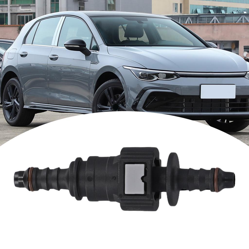 Быстроразъемное соединение топливной магистрали для резиновых шлангов с внутренним диаметром 8 мм и нейлоновых трубок 6,35 мм