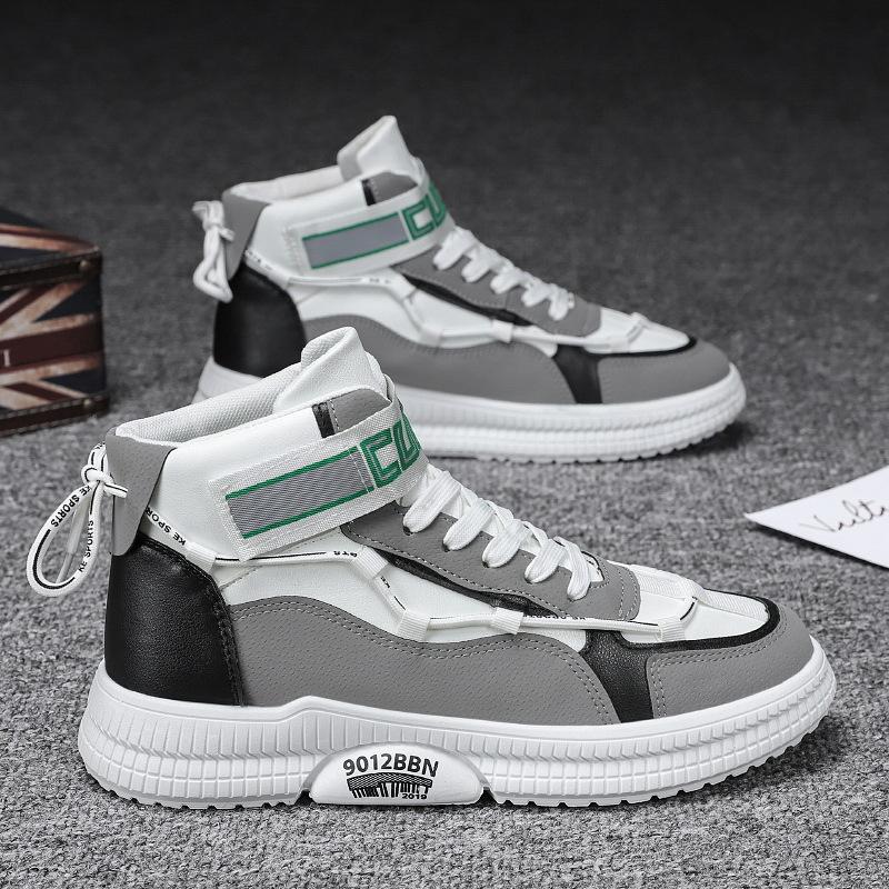 Autumn Men Casual Shoes Heighten 2024 New Running Sneakers Breathable Damping Tennis High-top Shoes Fashion Chunky Sneaker Soft