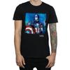 Captain America Mens Art Cotton T-Shirt