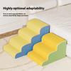 3/4 Tier Dog Stairs Ladder Memory Foam Sponge Dogs Sofa Removable And Washable Portable Training Pet Ramp Stairs Pet Supplies