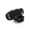 EO G45 Type Magnifier, Realistic Engraving, Replica, Black, EXPS G45 STS Mount, 5x Magnifire Booster Scope (Black)