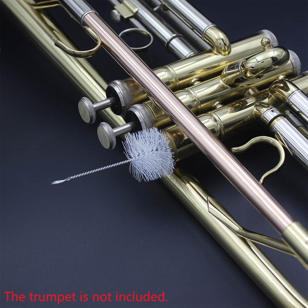Trumpet Maintenance Cleaning Kit Mouthpiece Brush + Valve Brush + Flexible Brush Musical Instrument
