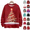 Christmas Sweatshirts For Women Knit Sweater Cute Shirt Fall Crewneck Pullover Tops