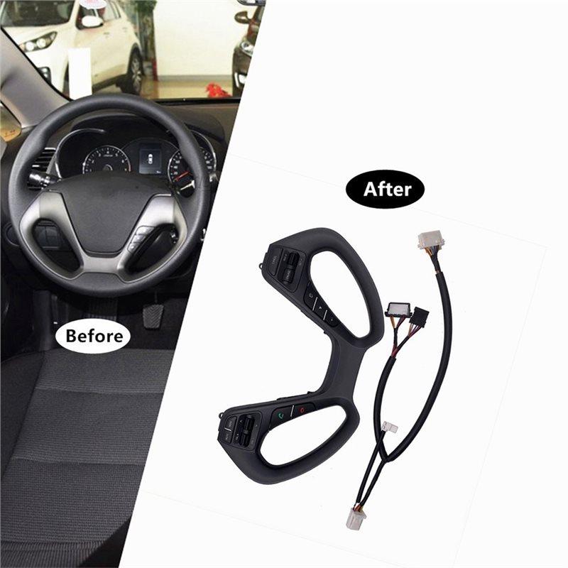 AU05 -For Kia K3 Steering Wheel Button Installation Part Number 96700-B5000 For Cruise Control System