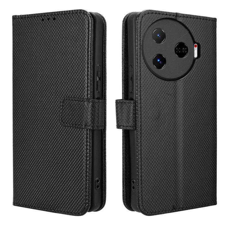 Flip Cover For Tecno Camon 30 Pro 5G/CL8 Leather Case [Flip Vintage Leather] Shockproof Durable Retro Phone Case