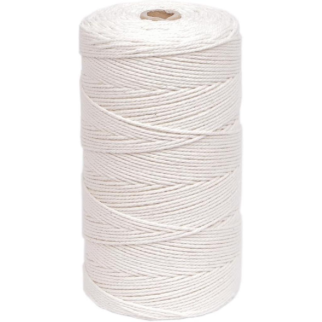 328ft Butchers Cotton Twine String 2mm Cooking Twine Food Safe for Bakers, Meat and Roasting, Gift Wrapping, Crafting & Knitting