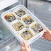 6 решеток Коробка для хранения свежих продуктов Герметичная банка для хранения приправ Crisper Коробка для замороженного супа Рис