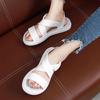 Summer Women's Fashion Non-slip Flat Slippers Bling Flip Flops Bright Diamond Outdoor Beach Slippers