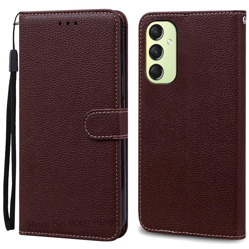 S24FE S24 FE Чехол Для Samsung S24 FE Чехол Кожаный Чехол-Книжка с Кошельком Для Samsung Galaxy S24 FE Чехол S 24 FE Чехлы Coque Fundas
