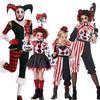 Игровая тема Костюм клоуна для женщин Взрослый Хэллоуин Косплей С материалом для сценических выступлений