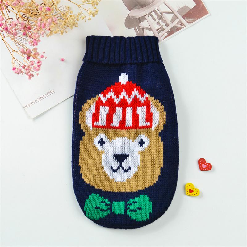 Classic Siamese Kitten Cat Sweater Winter Warm Pet Clothes for Cats Gotas Kedi Sphynx Pullovers Dog Clothing Mascotas Costume
