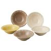 Yamaka Shoten Salad Bowl Cereal Bowl Plate Bowl Microwave Safe Dishwasher Safe 16cm Set of 5 Komon Tableware Set Mino Ware Made In Japan YMK80-72