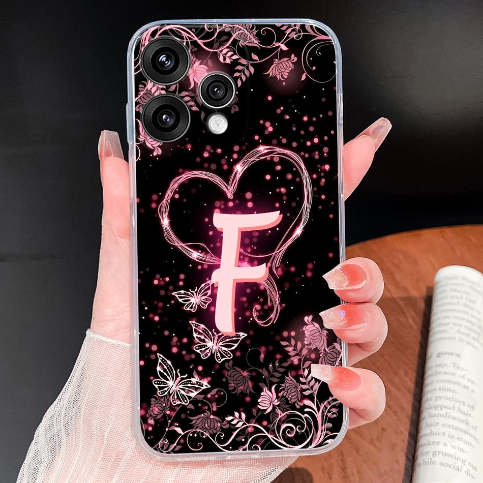 Чехол для телефона Oppo Reno 15 Pro Mini 15F 15C 5G Великолепные Звездные Буквы Ударопрочный Корпус Для Oppo Reno15 Мягкий Прозрачный Силиконовый Funda