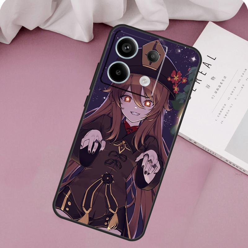 Чехол Genshin Impact Ху Тао HuTao для Redmi Note 13 Pro 9 10 11 12 Pro Plus 9S 10S 11S 12S Чехол для Redmi 12C 10C 13C