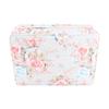 Pencil Case Rose Printed Multi Layer Zipper 252 Slots Portable Pen Holder Storage Pocket(Beige