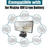 Lithium Battery Accessories USB Charger Power Bank 8 Inch LED Work Lights Camping Lamp Spotlights for Makita 18V Li-ion Battery