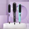 2-in-1 Ionic Hair Straightening & Curling Brush with Negative Ion Technology