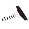 Guitar Bridge Nut Saddle Pins 6 String Acoustic Guitar Bone Nut Saddle Wood Bridge Pins Set