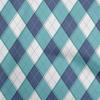 Cotton Flex Dark Teal Green Fabric Check Argyle Fabric For Sewing Printed Craft Fabric By The Yard 40 Inch