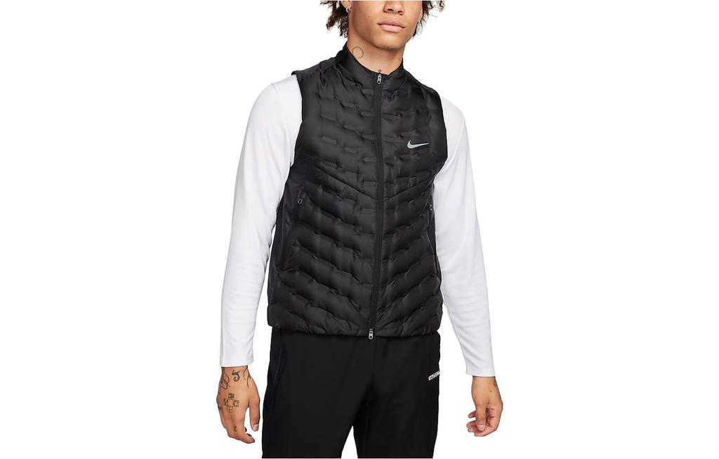 Nike Мужской жилет для бега с утеплителем Therma-FIT Adv Repel AeroLoft FB7542-010