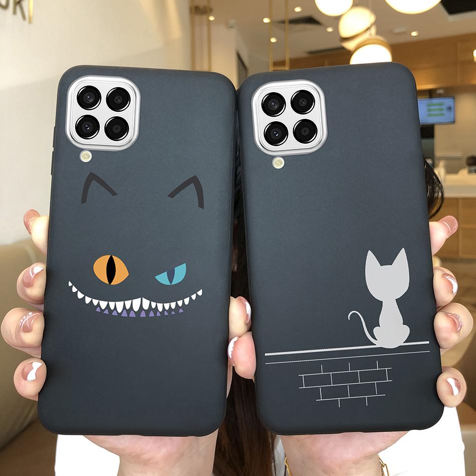 Для Samsung Galaxy M33 5G Чехол Сердце Мультяшный Силиконовый Матовый Ударопрочный Чехол для Телефона Для SamsungM33 GalaxyM33 M 33 Funda Оболочка TPU