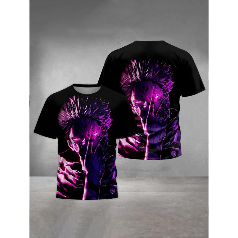 Jujutsu Kaisen Satoru Gojo Print Baby Clothing 5 To 14 Years Male Outdoor Clothes for Children Boy Girl Child T-Shirt Top Shirts