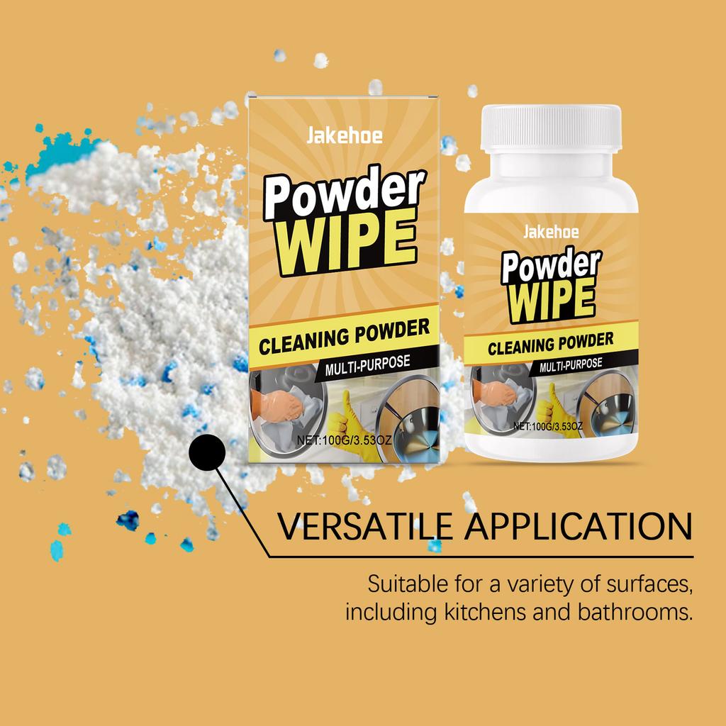 Oil Stain Cleaning Powder - Instant - Dissolving Powder for Kitchen Oil Stain Cleaning, Easy To Rinse, Household Product.