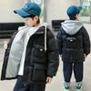 Зимняя детская одежда Пуховики для мальчиков Детские пальто Хлопковая одежда Детские теплые куртки в корейском стиле
